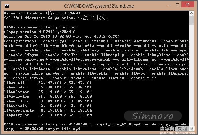 在Windows下如何使用ffmpeg分割视频方法1