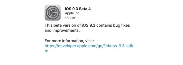 iOS9.3 Beta4固件下载 苹果iOS9.3 Beta4固件下载大全1