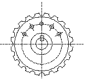 FreeHand 制作机械制图里的飞轮过程介绍2