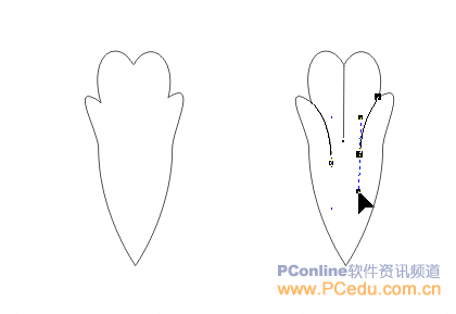 CorelDRAW(CDR)12设计绘制三朵清新小花朵实例教程12