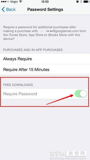苹果iOS8.3下载免费应用不要密码设置方法3