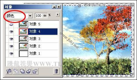 CorelDRAW(CDR)设计绘制现代装饰油画效果之秋色实例教程10