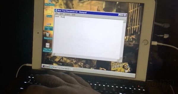 【视频】iPad Air 2能运行Windows 98： 可流畅进行游戏1