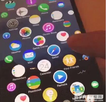 iOS 9界面曝光：加入多彩设计与苹果表很搭1