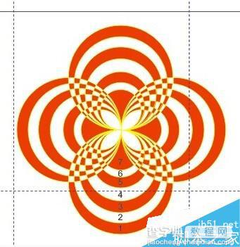 CDR利用裁切技巧制作一个漂亮的图案1