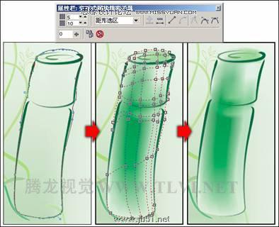 CorelDRAW(CDR)设计绘制具有水墨画效果的香水广告实例教程12