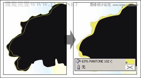 CorelDRAW实例教程：绘制随风飘舞的花瓣和月圆之夜飞逝的流星12