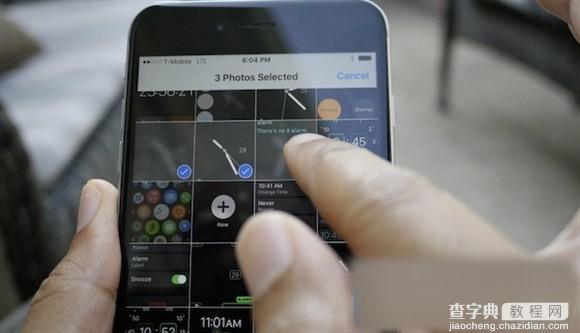 苹果iOS9新功能：照片应用手势选择多张图片1