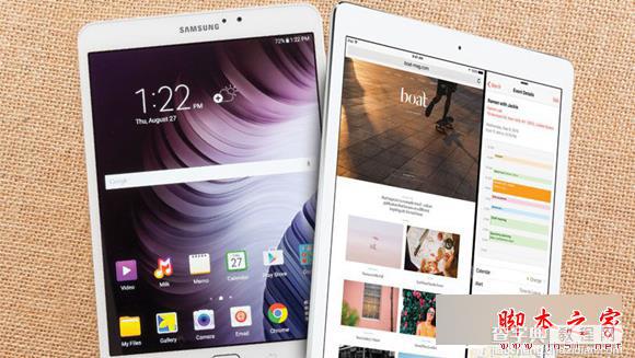 苹果iPad mini 4和三星GALAXY Tab S2哪个好？iPad mini 4和GALAXY Tab S2对比评测2