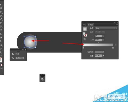 Ai绘制一个质感的黑色音箱按钮7