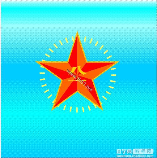 CorelDraw(CDR) X4设计制作光芒五星动画教程1