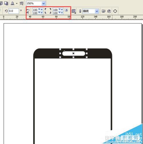 cdr怎么绘制一个大屏的安卓智能手机?8