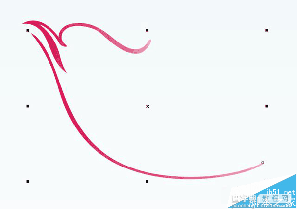 CDR简单绘制爱情信鸽详细步骤7