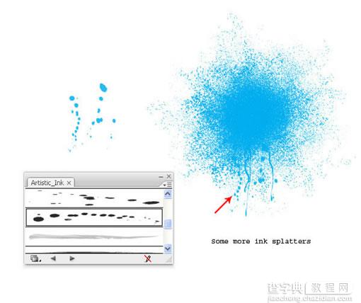 Illustrator打造彩色的喷溅特效图11