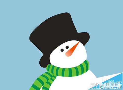 Coreldraw怎么设计带有可爱雪人的圣诞贺卡?5