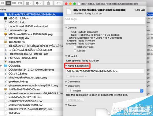 如何在苹果Mac电脑上更改文件的扩展名?3