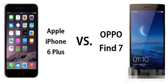 iPhone6 Plus对比Oppo Find7哪个强 Oppo Find7与iPhone6 Plus全面对比1