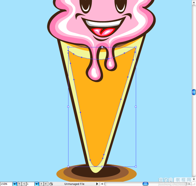 AI绘制可爱的卡通风格奶油冰淇淋海报9