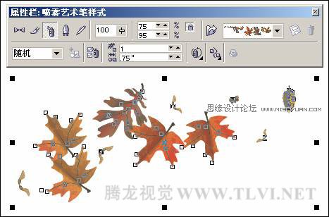 CorelDRAW艺术笔工具使用方法及操作技巧图解12