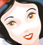 CDR绘制迪士尼经典卡通角色白雪公主4
