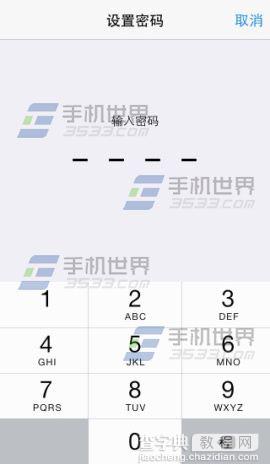 新买的iphone6plus怎么设置开机密码？4