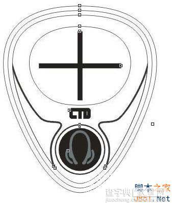 CorelDRAW(CDR)设计制作服装品牌标志实例教程3