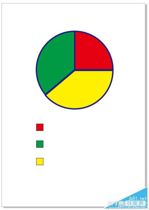 CorelDRAW简单制作一个饼形图表10