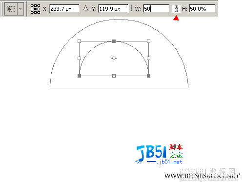 Photoshop路径巧绘几何试卷45度角10