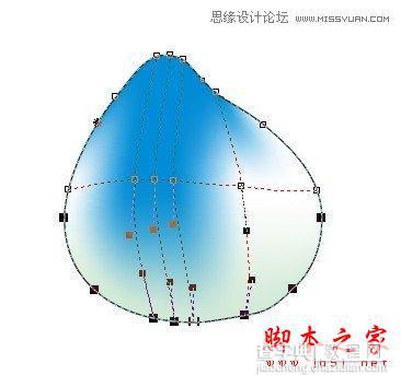 CorelDRAW使用网状填充制作逼真的水蜜桃10