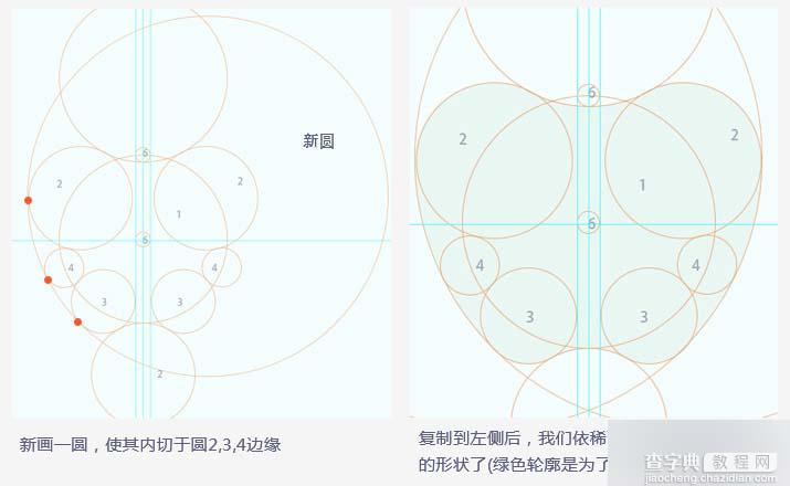 辅助参考线入门:设计展示图上如何画各种圈圈?15