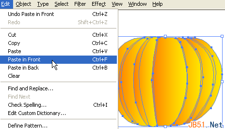 Illustrator(AI)设计绘制万圣节中的南瓜灯矢量插画实例教程5