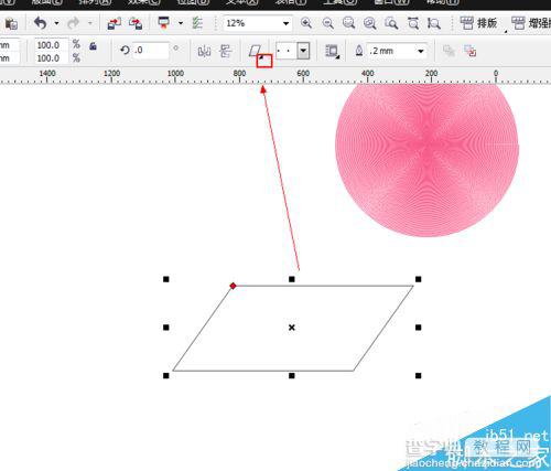 CDR基本形状工具使用方法介绍6