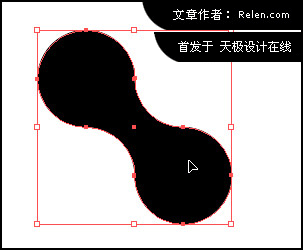 AI制作水滴造型标志方法和过程介绍18