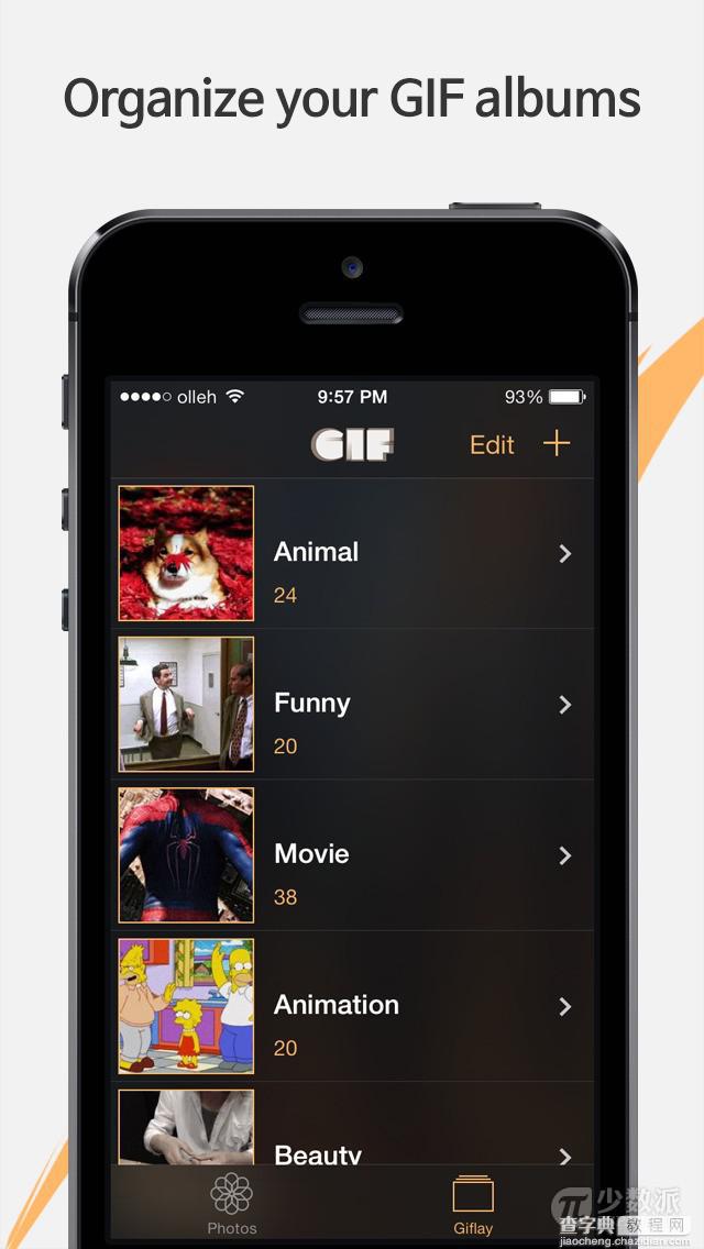 Giflay，可以在 iOS 上看 GIF 动图的相册2