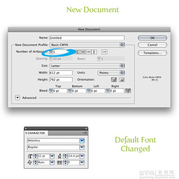 Illustrator 改变默认字体教程3