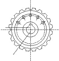 FreeHand 制作机械制图里的飞轮过程介绍5