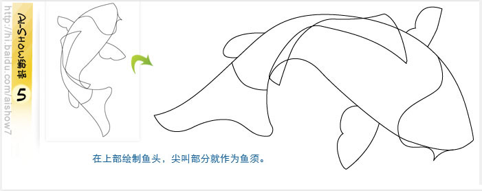 Illustrator(AI)设计制作逼真的双鲤鱼鼠绘教程实例介绍6