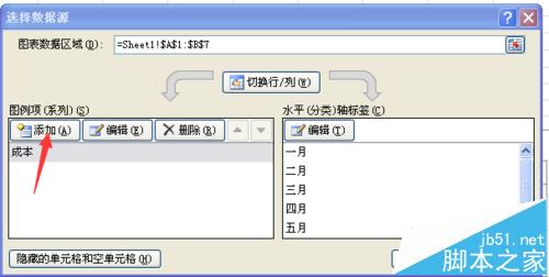 Excel数据图表中怎么添加分割线?6