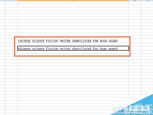 在EXCEL表格中怎么使用LOWER函数?8