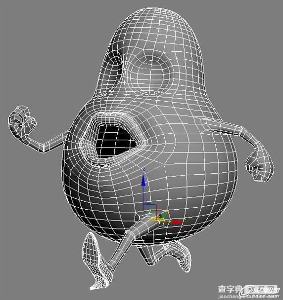 3DSMAX制作可爱卡通的梨子女士角色教程5