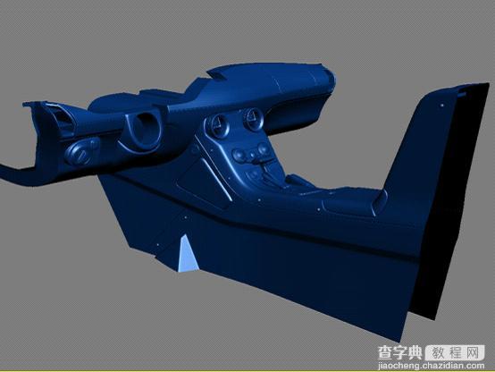 3DSMAX无需三视图制作SLR Stirling Moss仪表台、中控、座椅、后视镜28