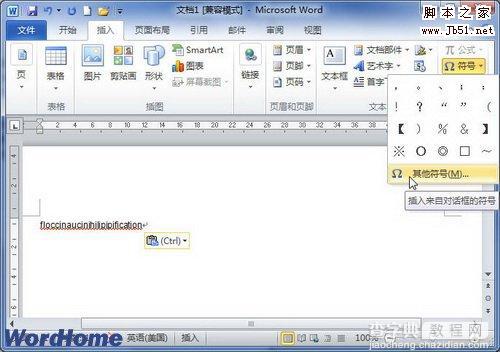 在Word2010文档中插入和显示可选连字符的图文教程1