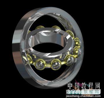 AutoCAD轴承建模制作过程2