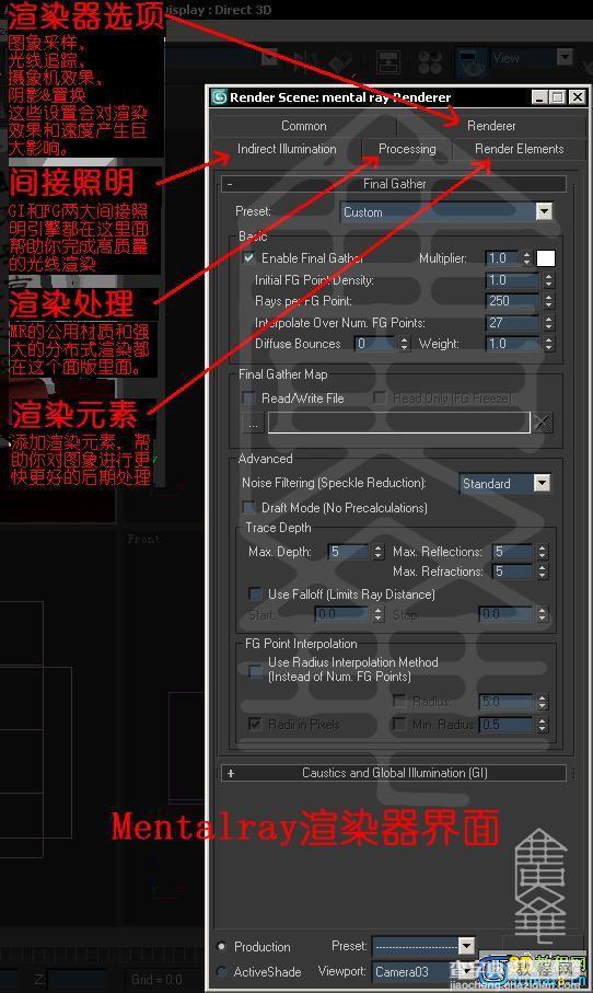 3dmax9 Mentalray渲染经典教程3