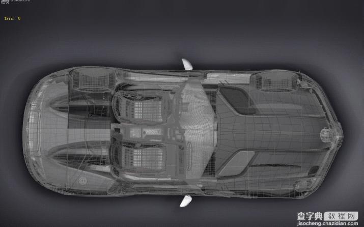 3DSMAX无需三视图制作SLR Stirling Moss仪表台、中控、座椅、后视镜47