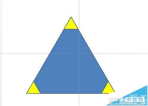 PPT文档中怎么通过合并形状制作震憾三角形效果?7