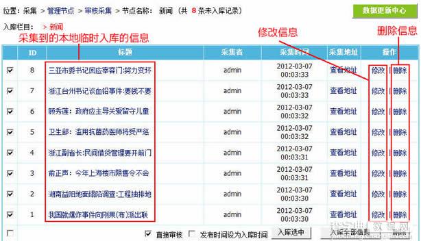 帝国cms采集图文方法技巧25