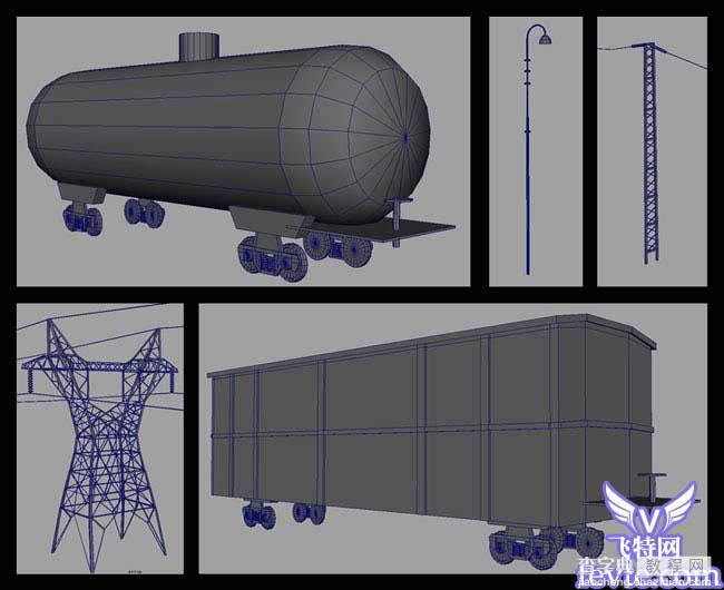 MAYA火车建模教程2