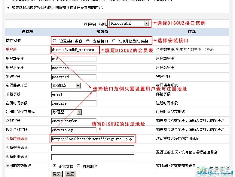 帝国Cms万能会员接口和论坛通行证接口介绍3