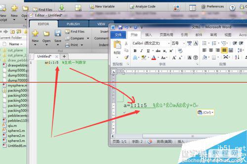 matlab代码或中文复制到word就变成乱码怎么办？3